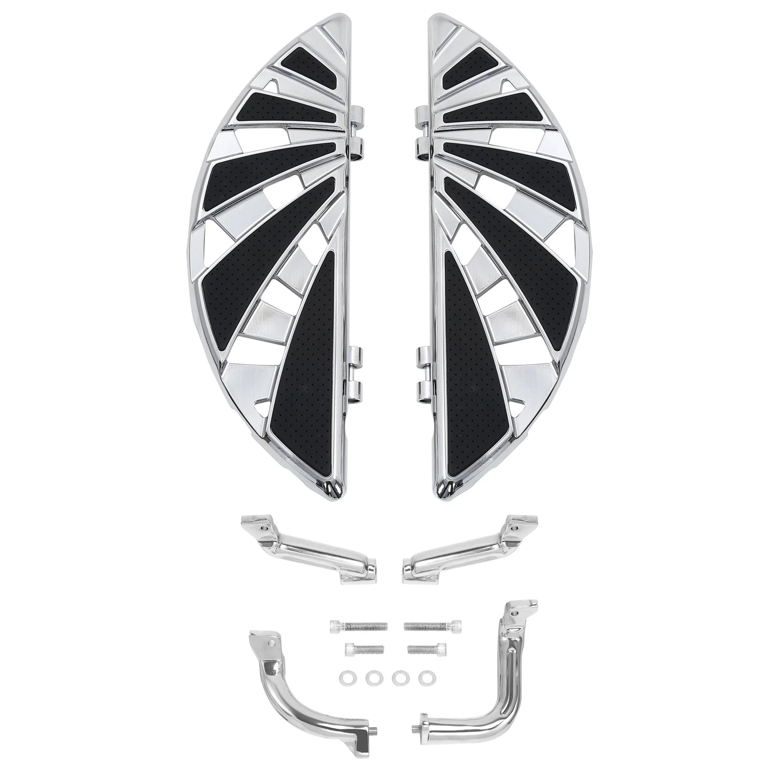 Chrome Rider Driver Floorboards for Harley Touring (2014–2024)