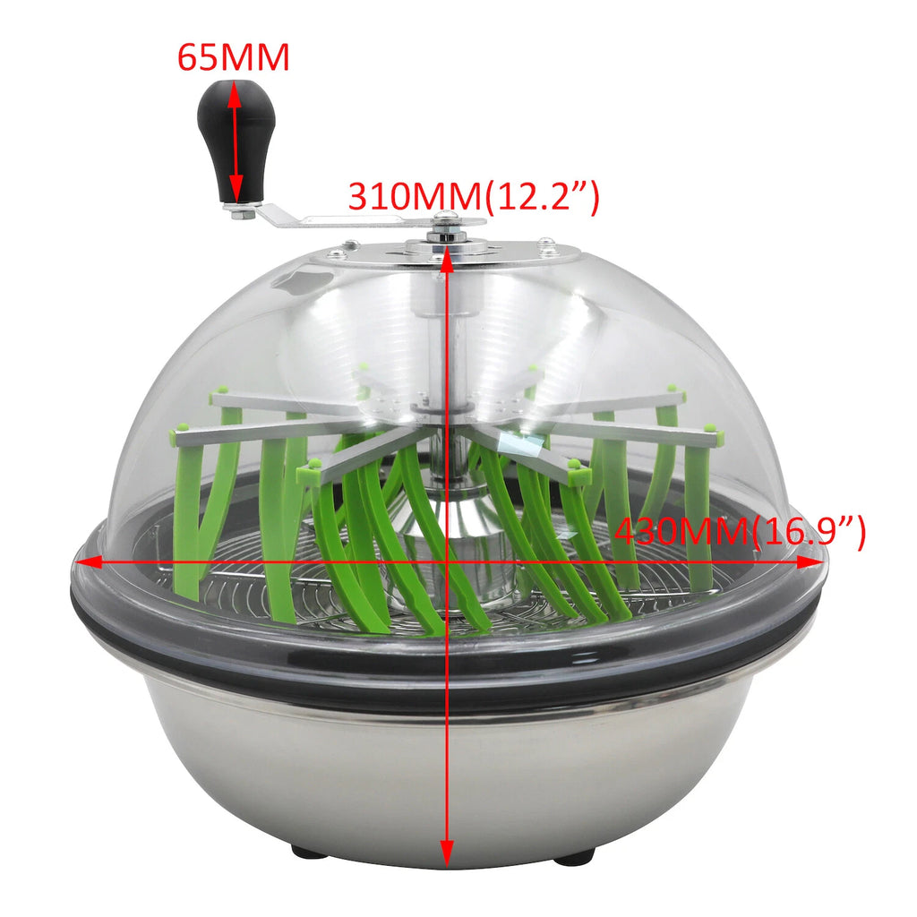 16" Leaf Bowl Bud Trimmer for Plants (Food Grade Silicone)