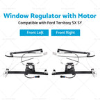Front LH+RH Window Regulator w/ Motor for Ford Territory (2004–2017)