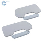 Set of 2 Sun Visors for Toyota FJ Cruiser (2007–2014) Gray