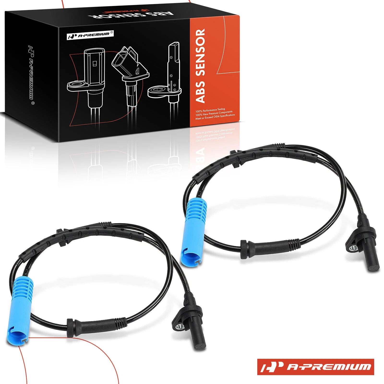 2X Front ABS Wheel Speed Sensor for BMW 320i 325i (2006–2013)