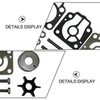 Water Pump Impeller Kit for Marine Applications (Direct Replacement)