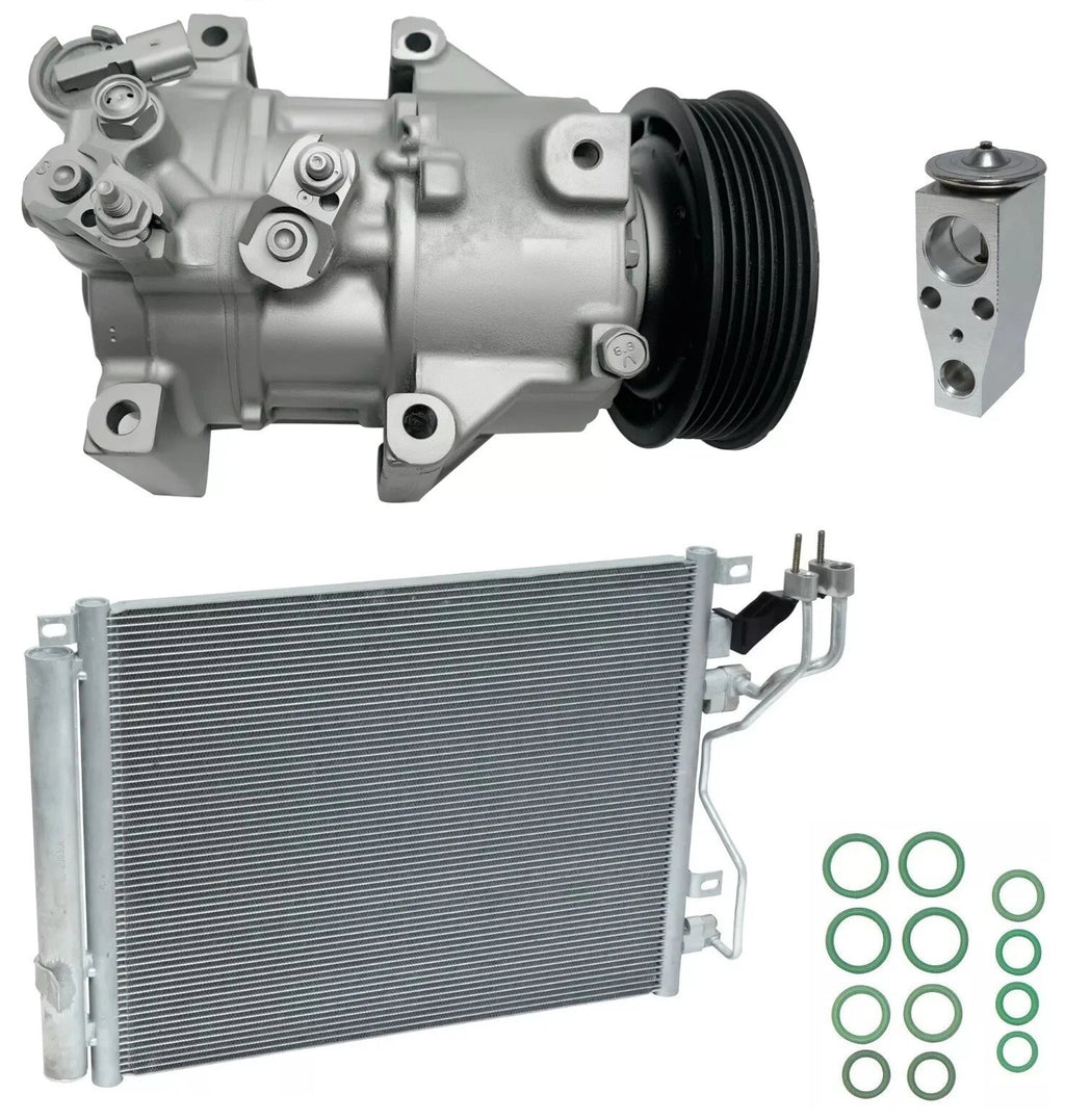 AC Compressor Kit With Condenser for Hyundai Sonata 2.0L (2017–2019)