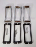Tail Light Bezels Chrome Left Side for Ford Mustang (1967–1968)