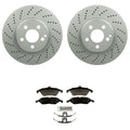 Bosch Quietcast Disc Brake Pad Kit & Rotors for Mercedes W204 C300 C350 (2008–2015)