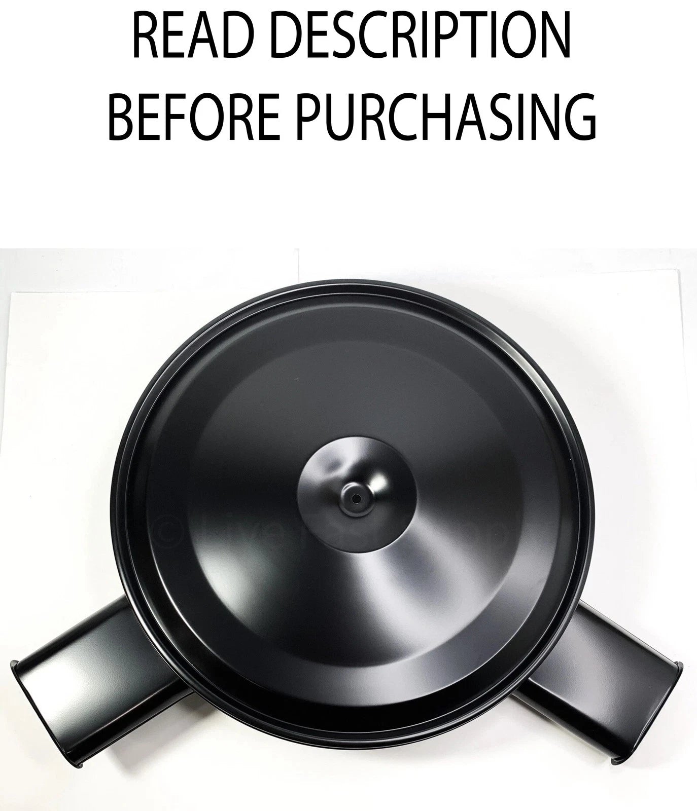 Dual Snorkel Air Cleaner Black Lid Replacement for 1970–1972 Chevy Camaro