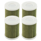 Set of 4 Outboard Fuel Filters for Yamaha 150HP 250HP 350HP (6P3-WS24A-01-00)
