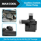 Auxiliary Coolant Water Pump for Audi A4 A5 A6 A8 Q5 Q7 VW Touareg (2000–2023)