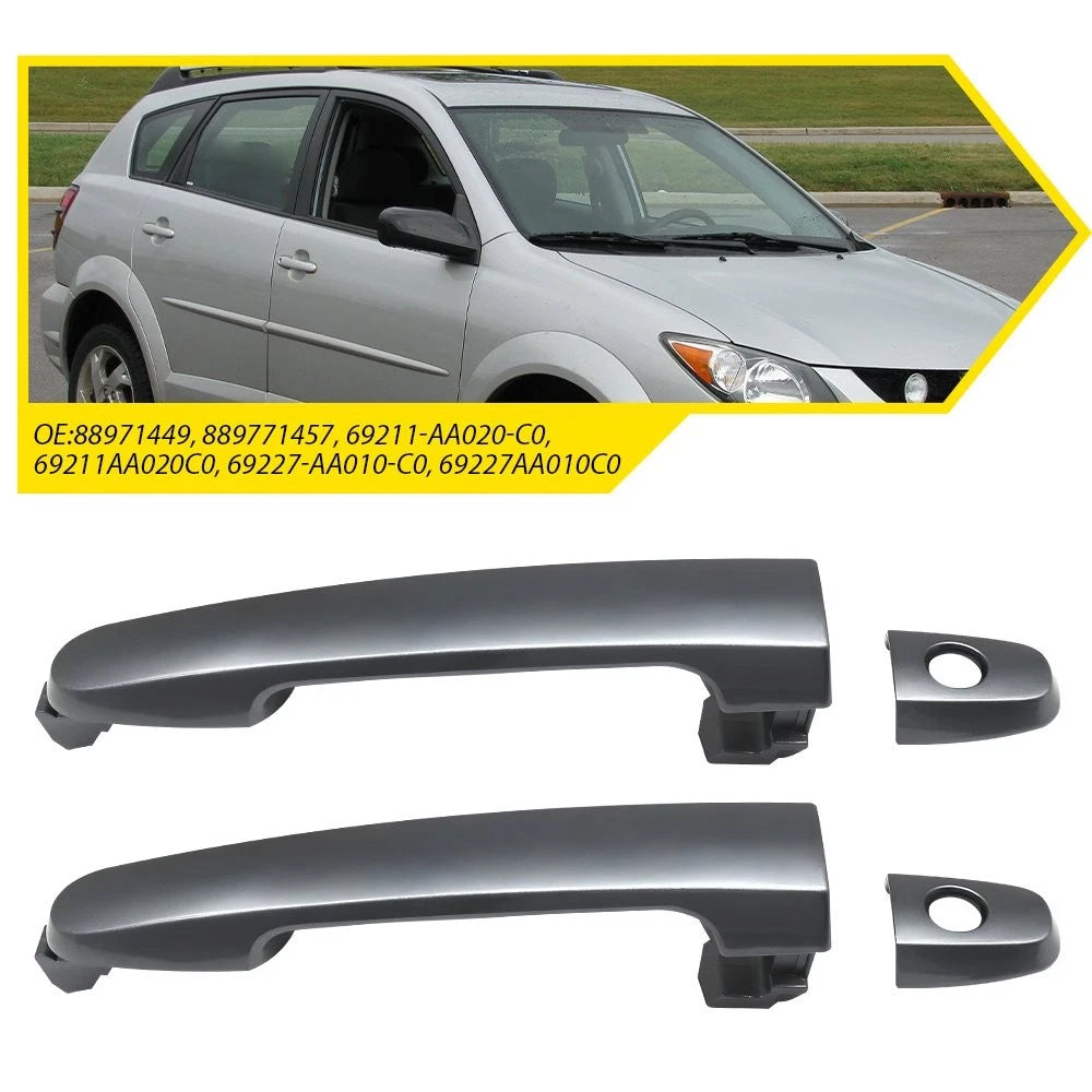4X Exterior Door Handle Set for Toyota RAV4 (2001–2012), Matrix, Corolla (2003–2010)