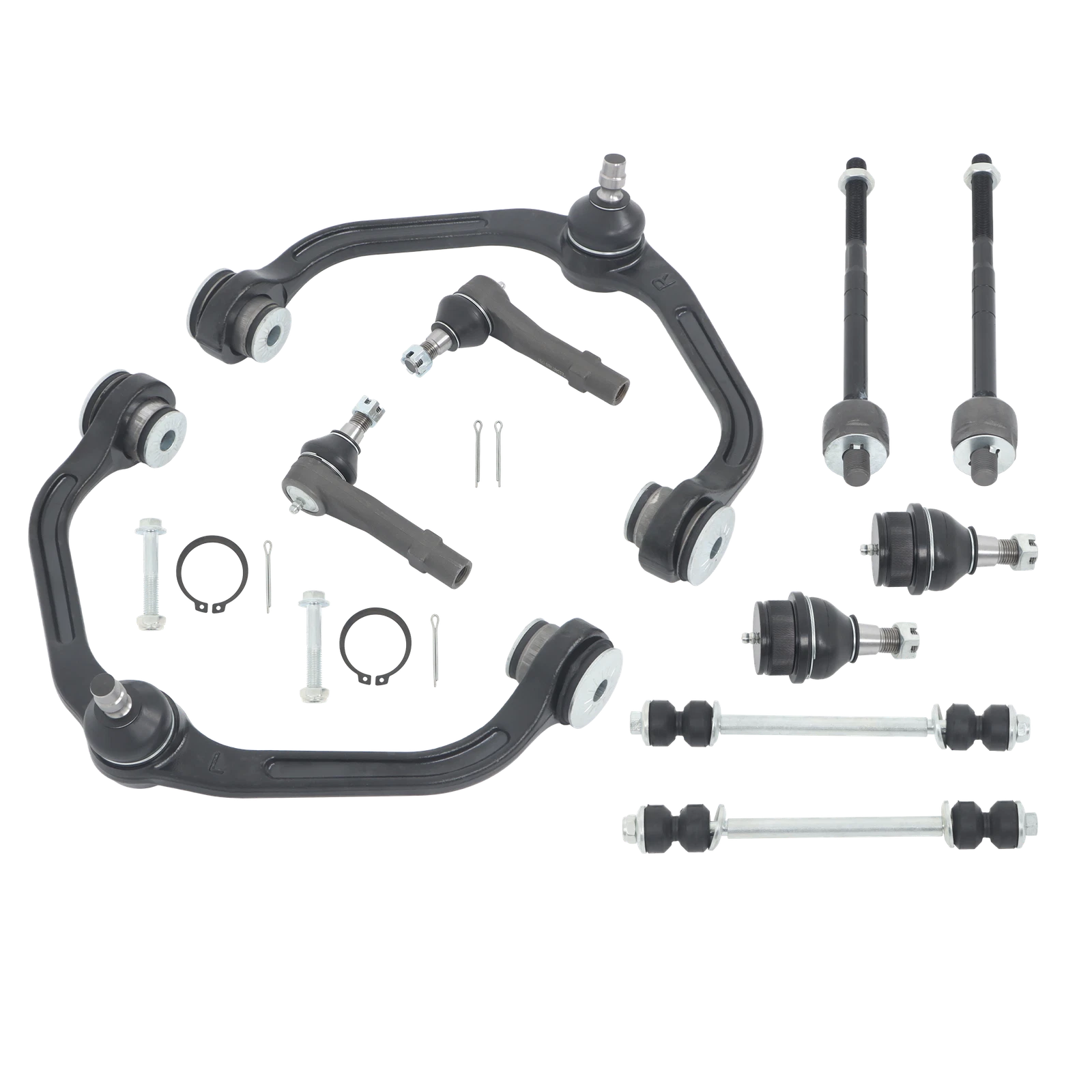 Set of 10 Control Arm Ball Joints & Tie Rods for Mazda B4000 (1998-2003)
