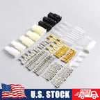 Set of 10 Motorcycle Male & Female Bullet Connectors Wiring Loom Repair Kit