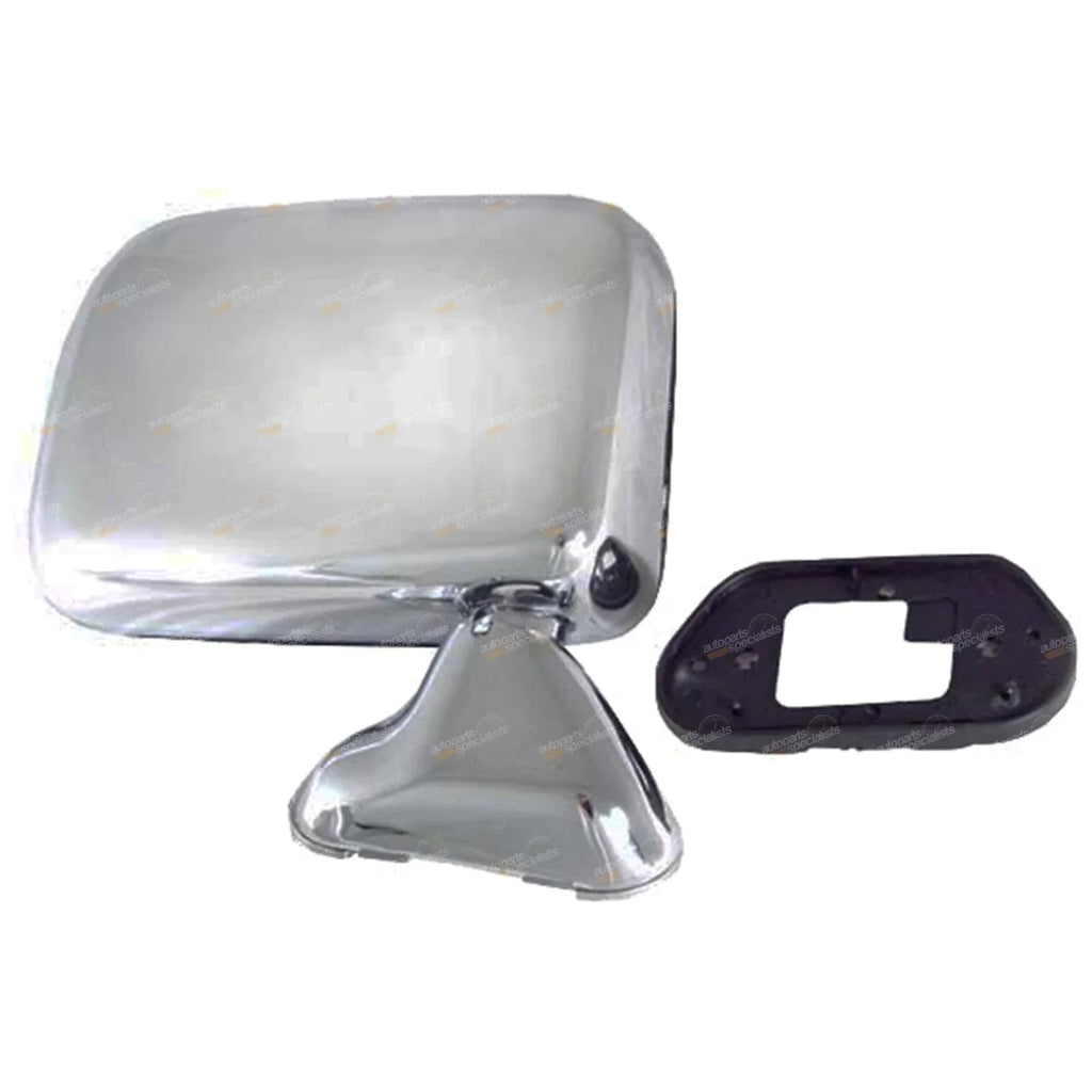 LH Chrome Side Door Mirror for Toyota Hilux (1983–2004)