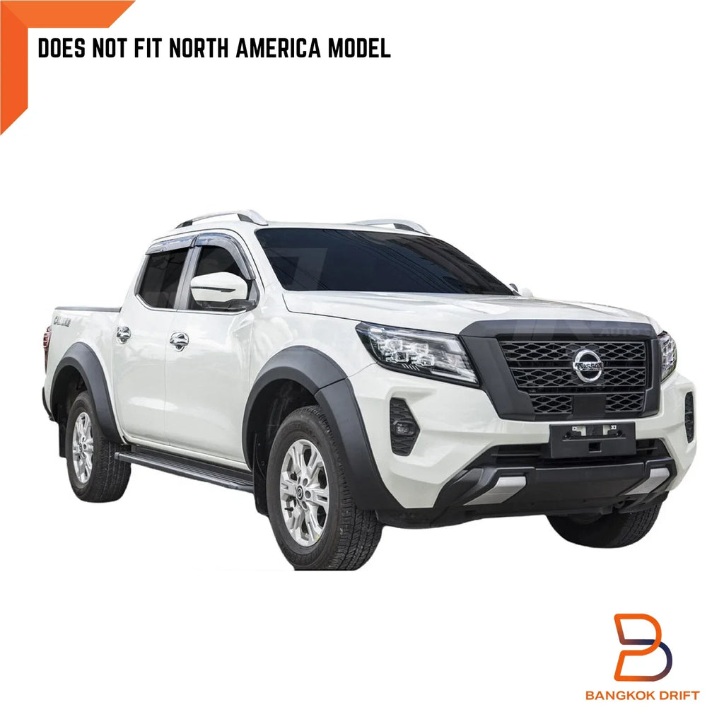 Matte Black 6" Fender Flares for Nissan Navara UTE D23 (2021-2023)