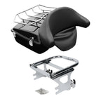 Trunk Backrest Pad Mount Rack for Harley Street Road Glide (1997–2008)