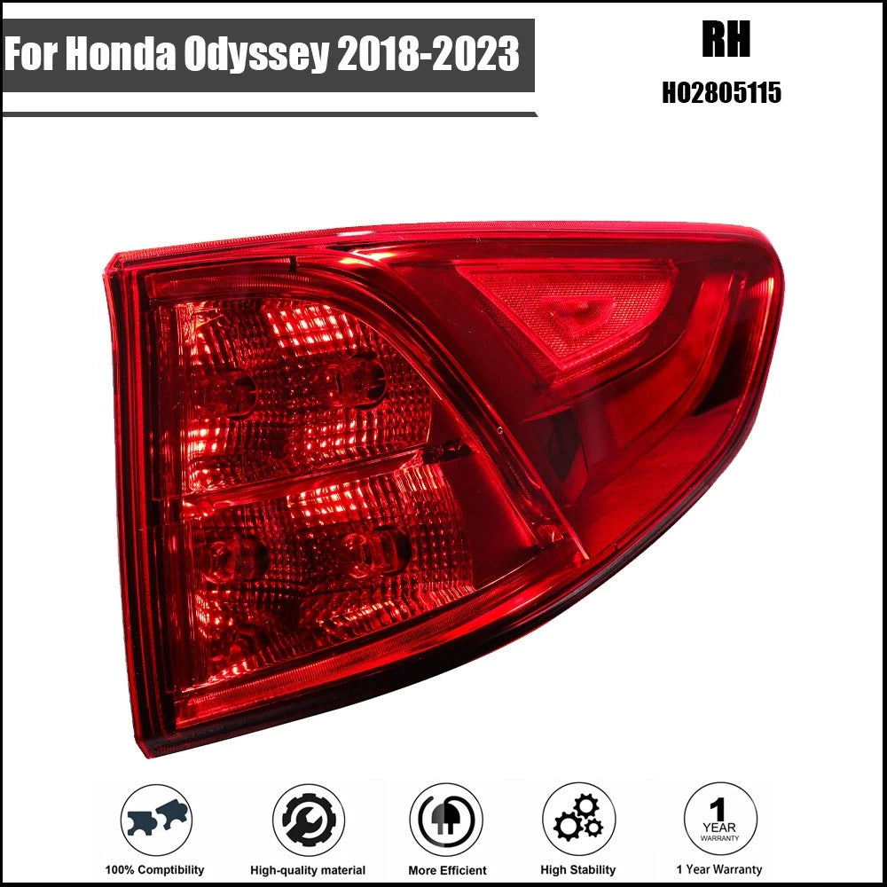 LED Tail Light Assembly for Honda Odyssey (2018–2023) Chrome Outer Right