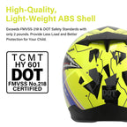 Youth Full Face Helmet for Motorcycle Offroad Dirt Bike (S-XXL)