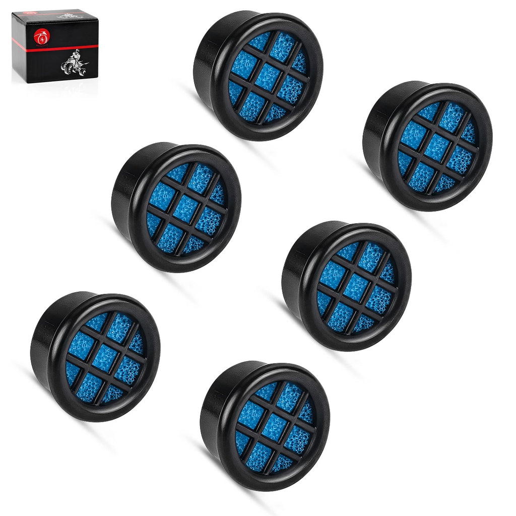 Set of 6 Air Box Filter Vents for ATV UTV Motorcycle Scooter