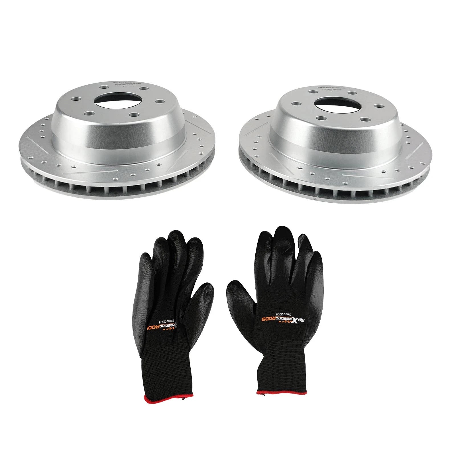 Set of 2 Rear Brake Rotors Kit for Chevrolet Tahoe/Suburban 1500 (2000–2006)
