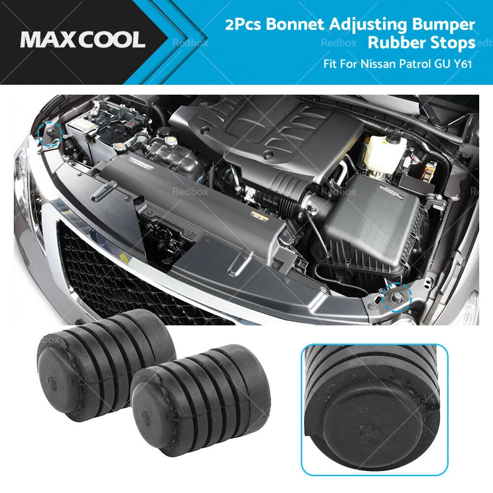 Bonnet Adjusting Bumper Rubber Stops for Nissan Patrol GU Y61 (1997–2016)