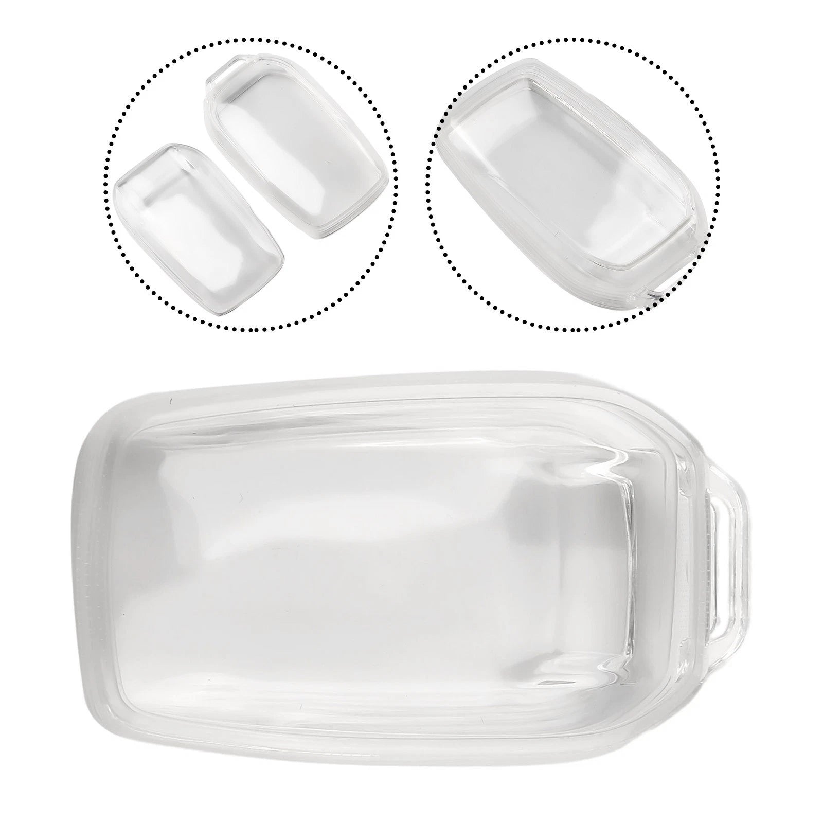 Transparent Clear Key Holder for Toyota