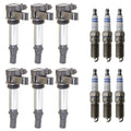Set of 6 Ignition Coils & Spark Plugs for CTS Outlook SRX STS V6 (2003–2019)