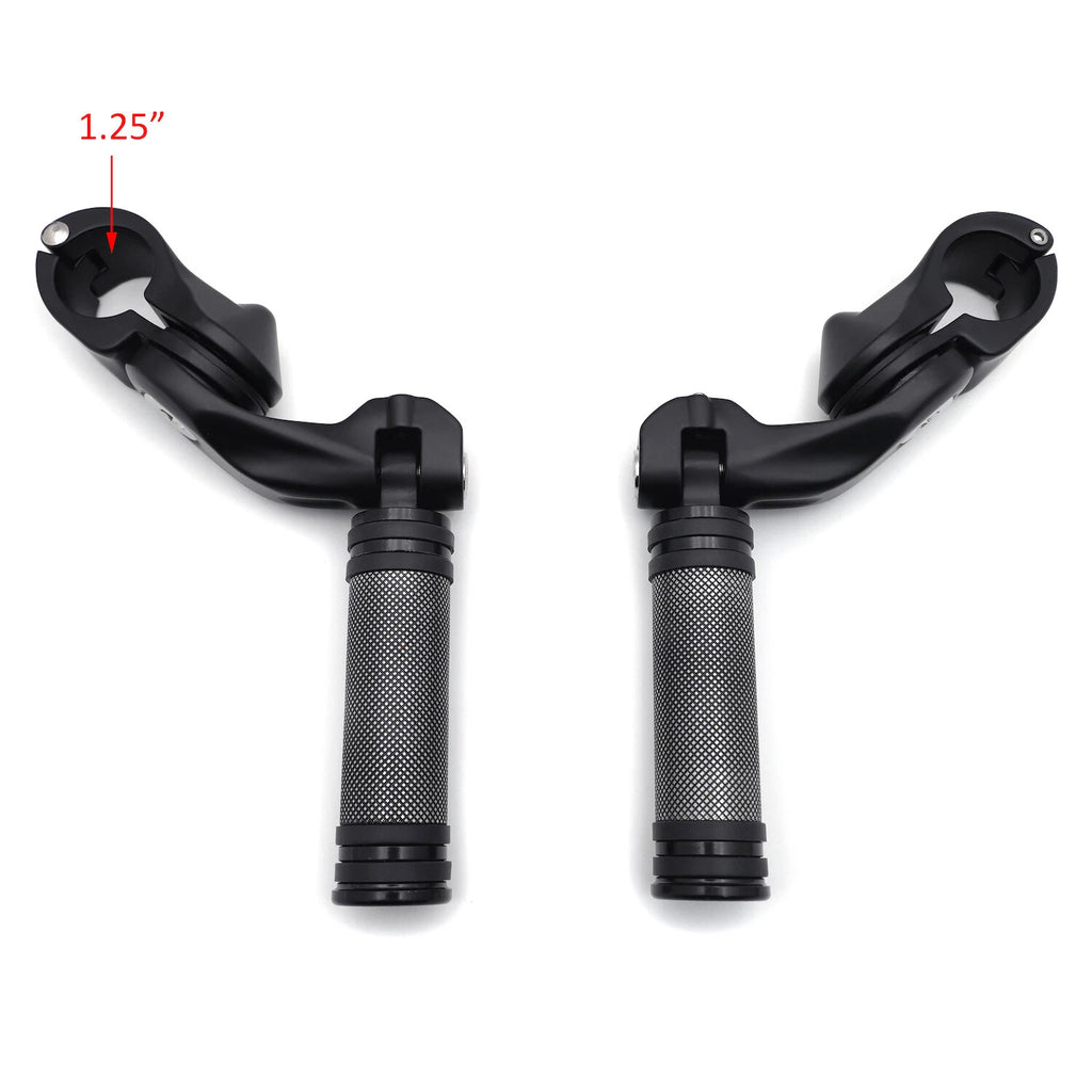 2.5" Short Angled Adjustable FootPeg Kit for Harley Road King