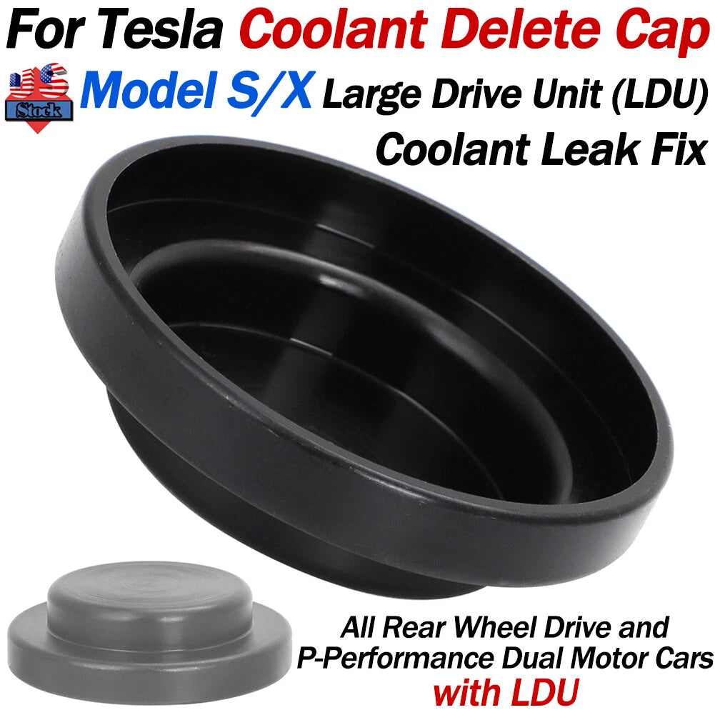 Large Drive Unit Coolant Delete Cap for Tesla Model S/X (2012–2020)