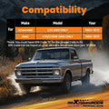 Front 3" Rear 5" Drop Lowering C Notch Kit for Chevrolet C10 1963–1972