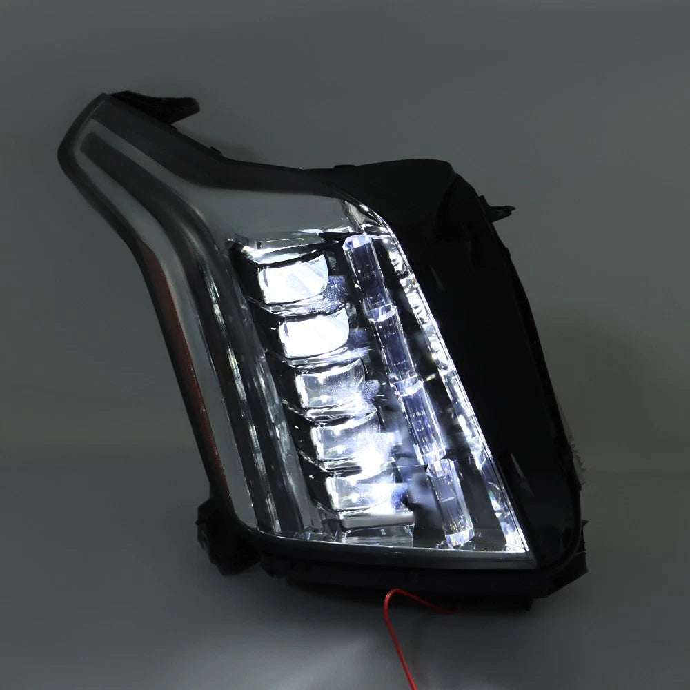 Pair of LED Headlights Assembly for Cadillac Escalade (2015â2020) Chrome