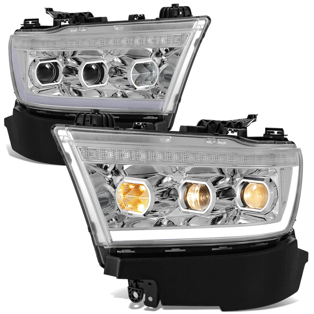 Chrome Projector Headlights for Ram 1500 (2019–2024)