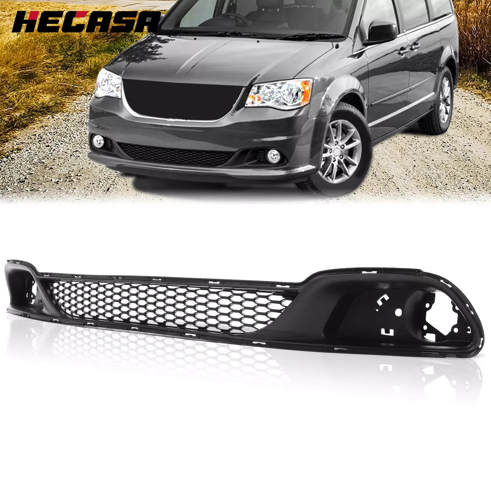 Lower Front Bumper Grille for Dodge Grand Caravan (2011–2020)