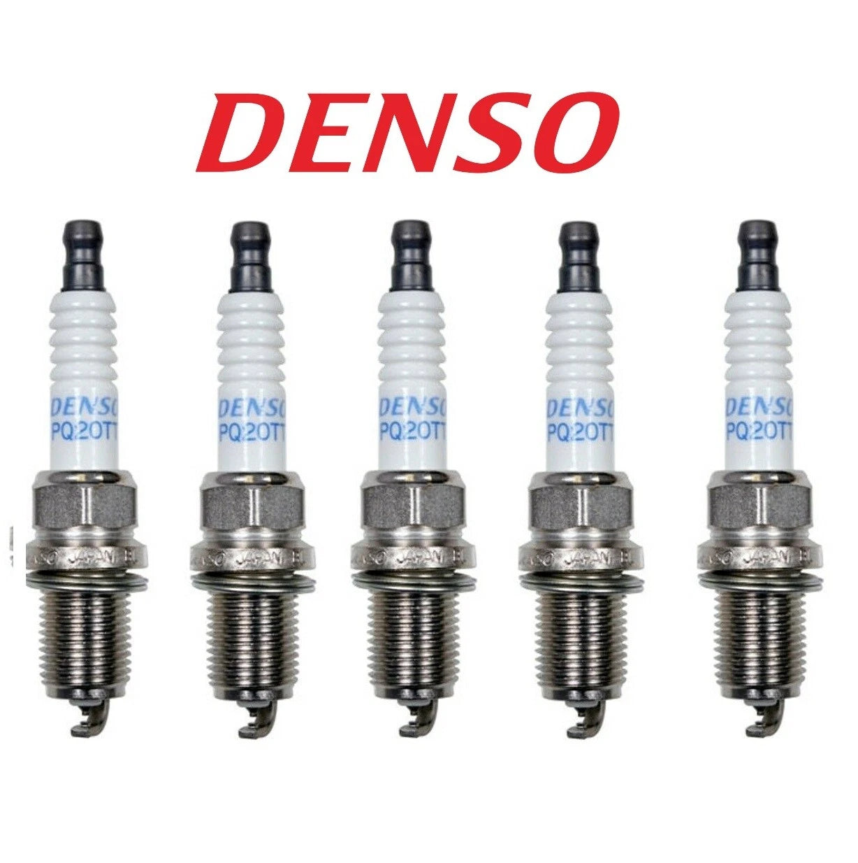 Set of 5 Denso Gap 0.040 Spark Plugs for Acura Honda Volvo VW Mercedes Mazda