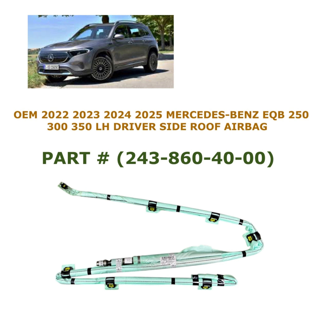 Left Side Roof Airbag for Mercedes-Benz EQB 250 300 350 (2022–2025)