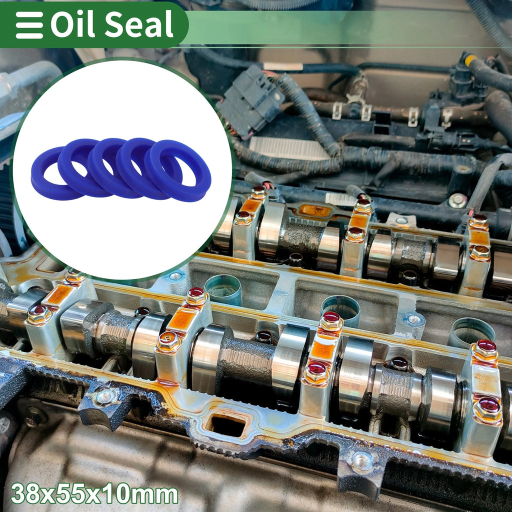 Set of 5 Oil Seal Rotary Shaft Seal 38x55x10mm for Various Models