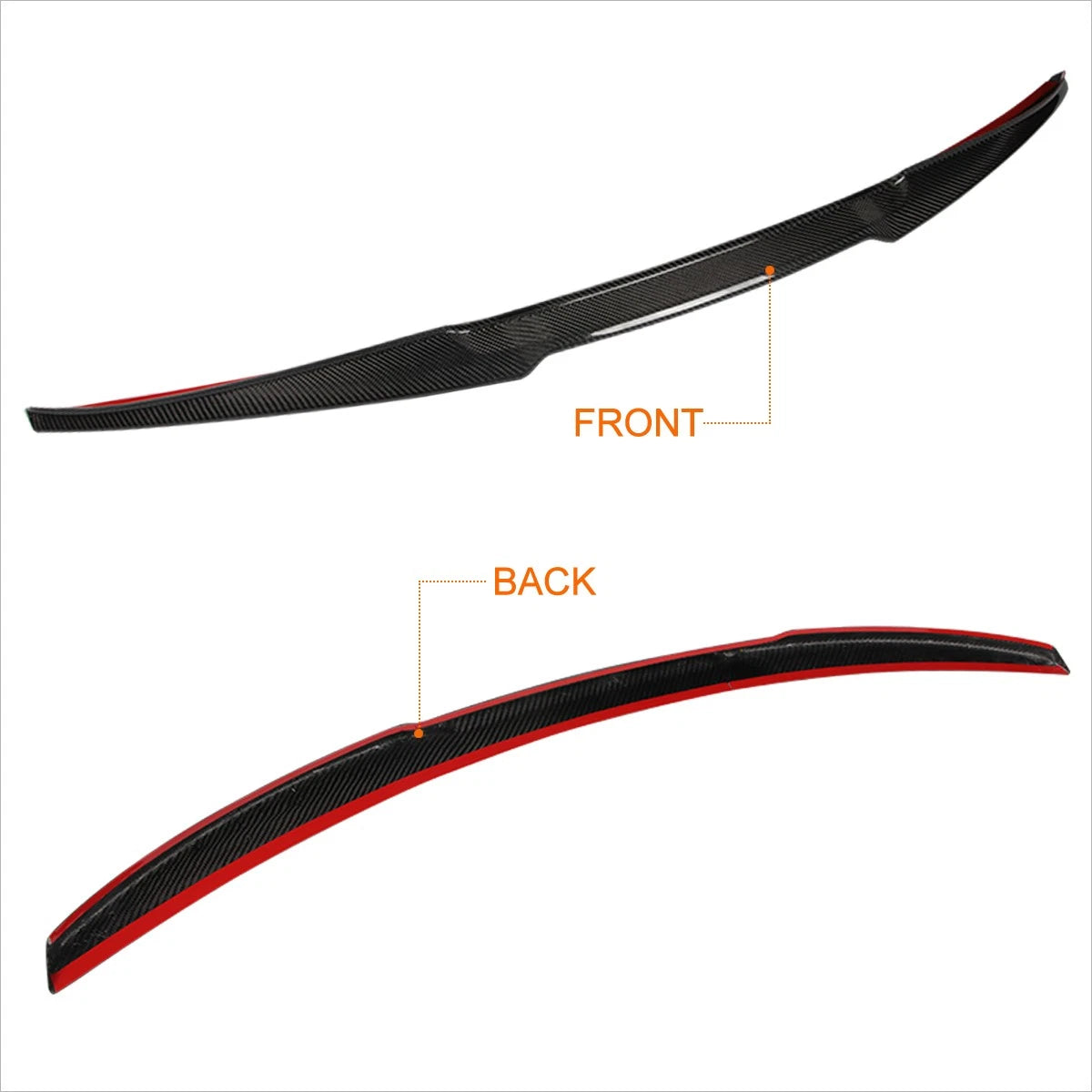 Carbon Fiber Duck Bill Trunk Lid Spoiler for BMW 5-Series/M5 F10 F11 (2010–2016)