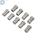 9 Pack Double Angle Collets for CNC Mill Lathe (1/4 to 3/4 Inch)