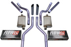 2.5" Dual Exhaust Kit for Chevy GMC C10 (1963–1972) Flowmaster Flow FX Black