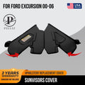 4PC Sunvisors Cover PVC Leather for Ford Excursion (2000–2006)