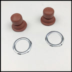 2X Carburetor Oil Bubbles + 2 Gaskets for Tecumseh (36045, 36045A, 640259)