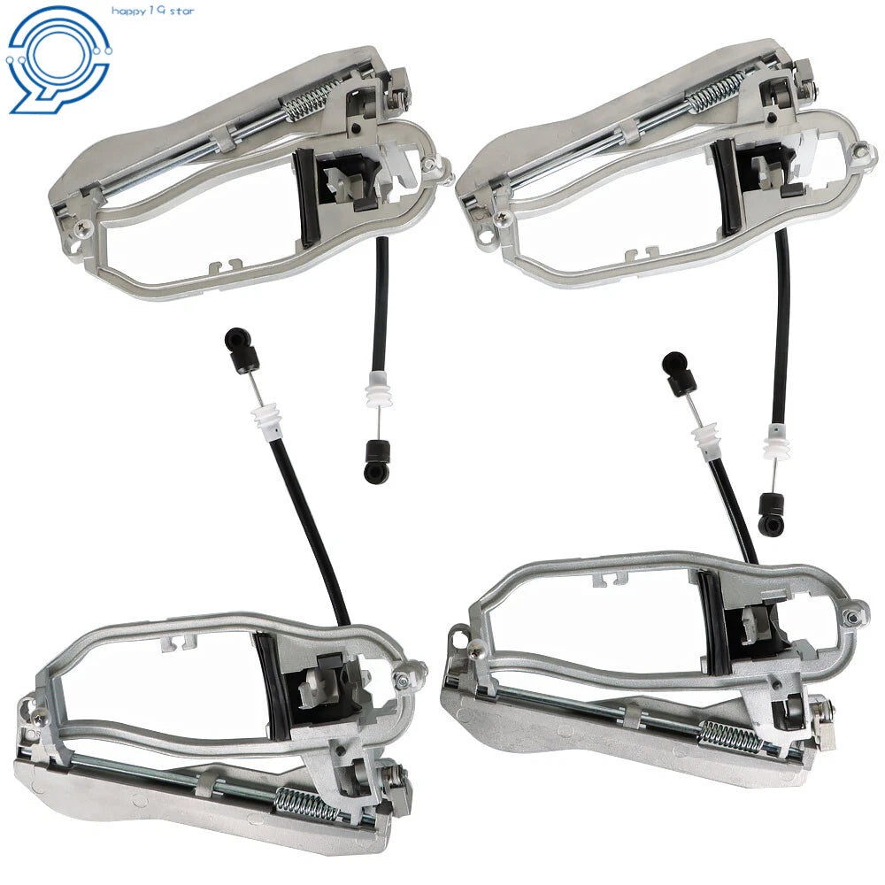 Set of 4 Door Handle Carriers for BMW E53 X5 (2000–2006)