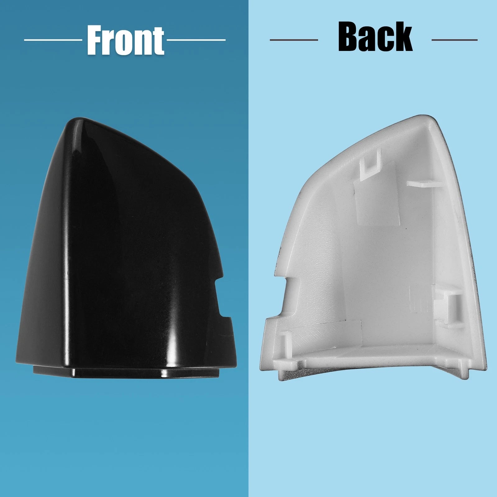 Front Left Door Handle Cover for Volkswagen Jetta (2011–2018) - Black