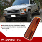 Set of 2 Amber Front Bumper Signal Lights for Toyota Tacoma (1995–2000)