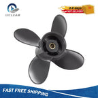 9.25 x 10 Aluminum Outboard Propeller for Honda 8-20HP (RH)