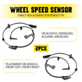 2 ABS Speed Sensors for Dodge Journey (2009–2020) & Chrysler 200 (2011–2014)