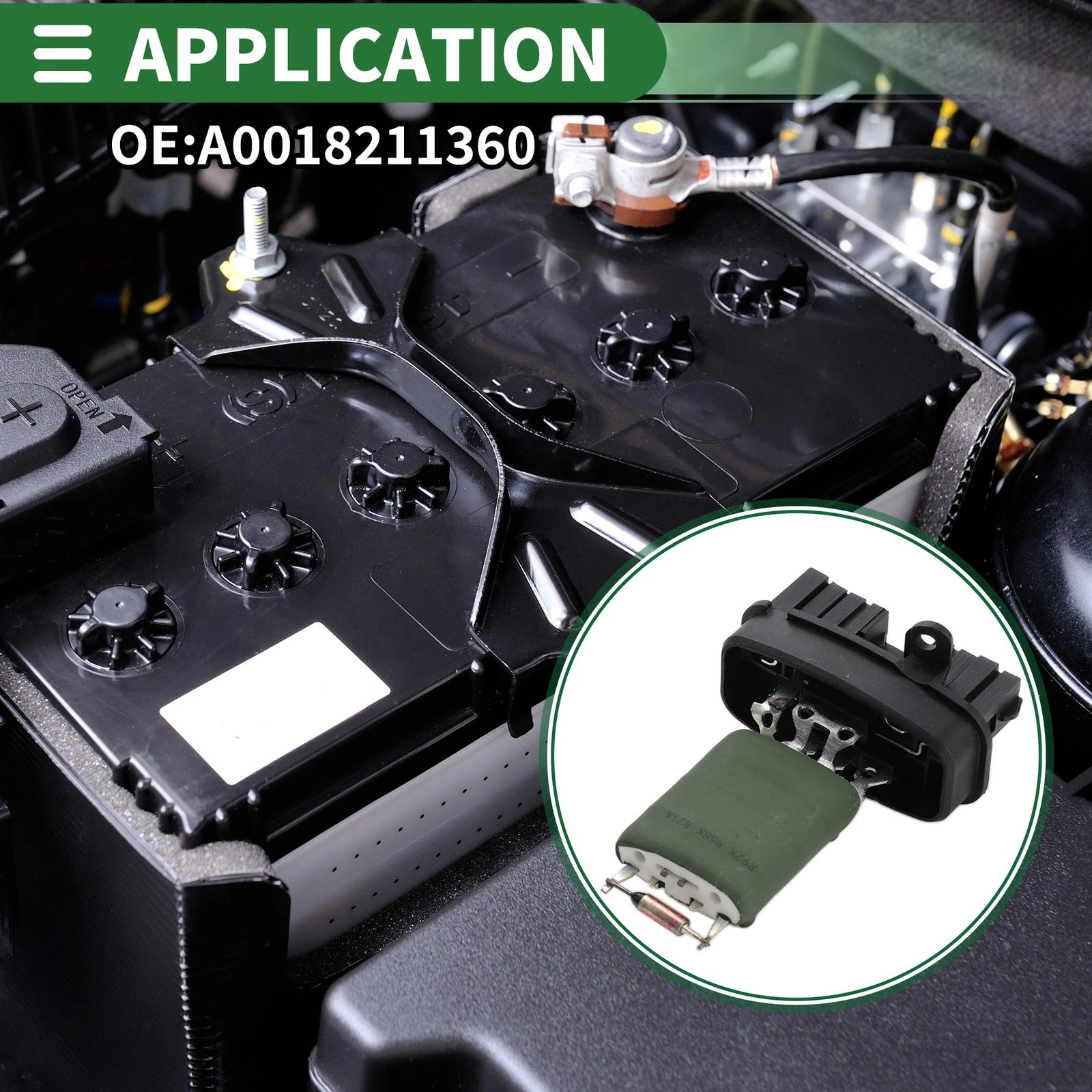 HVAC Blower Motor Resistor No.A0018211360 for Mercedes-Benz Sprinter (2004–2006)