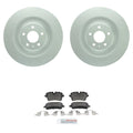 Bosch Rear Quietcast Rotors & Semi-Met Disc Brake Pad Kit for Audi A8 Quattro (2011–2019)