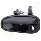 Set of 4 Door Handles for Honda Civic (1996–2000) - Black Exterior