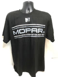 Licensed Mopar T-Shirt with White Established 1937 Emblem for Dodge Jeep RAM