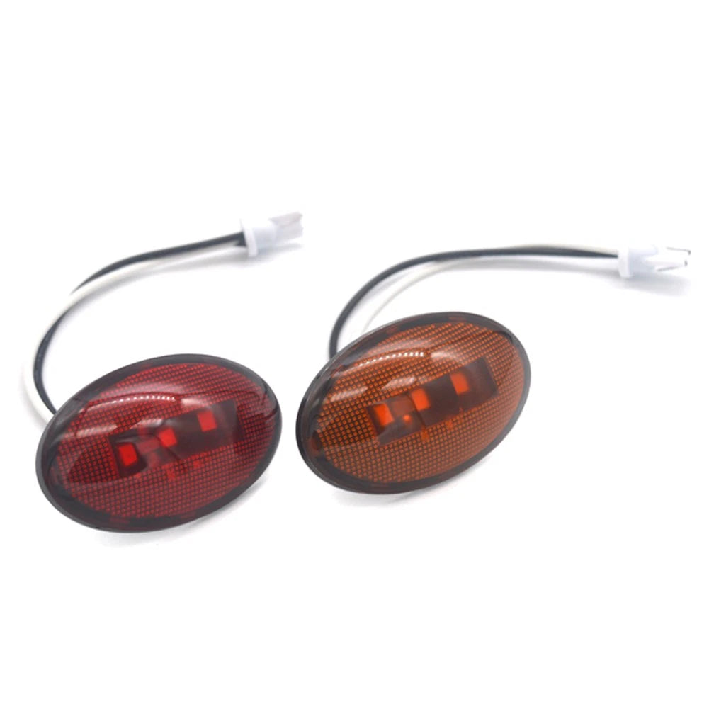 3 LED Side Marker Lights for Car Bus Truck Trailer Lorry Tractor Camper