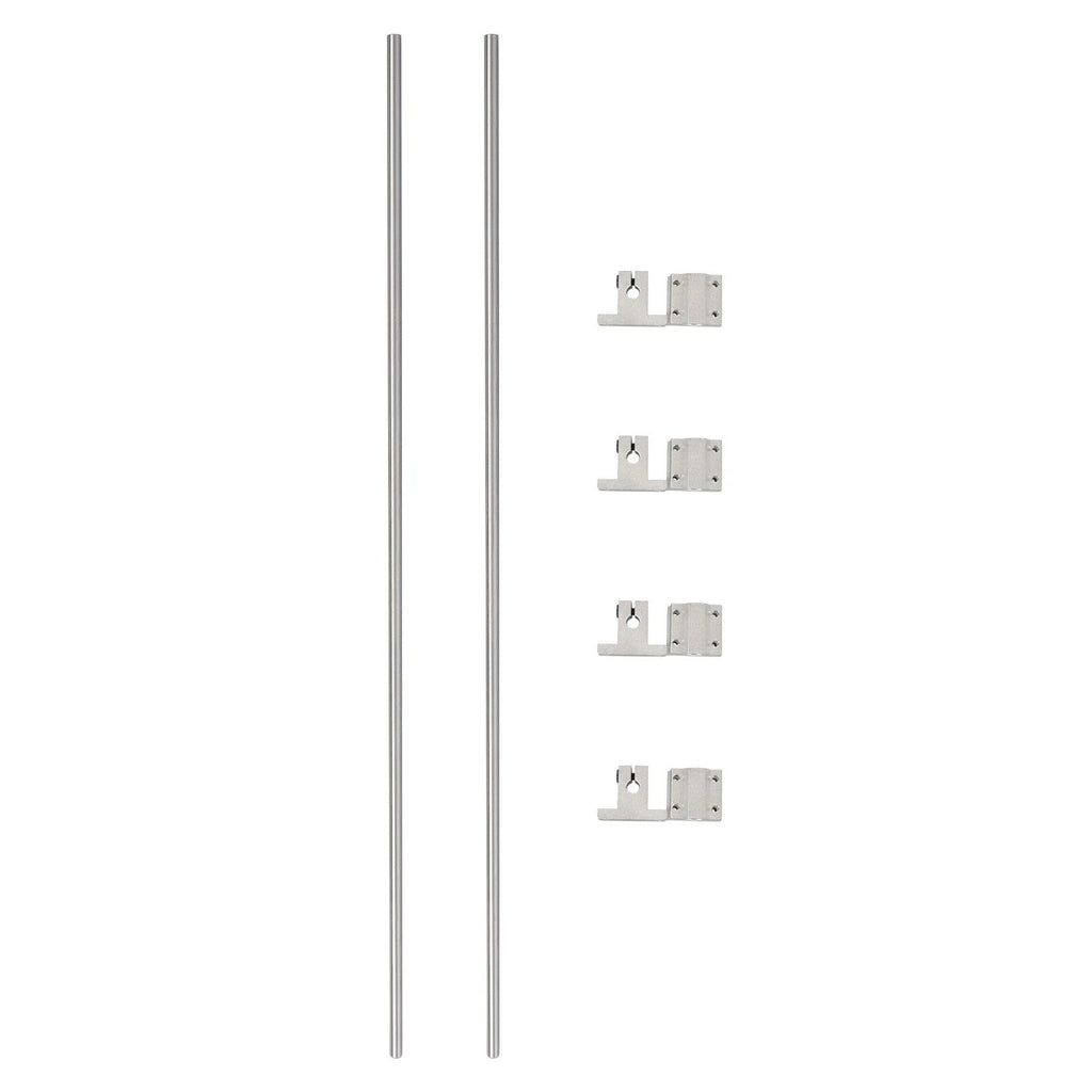 2Pcs Linear Motion Rail Shaft Slide Guide for Universal Applications